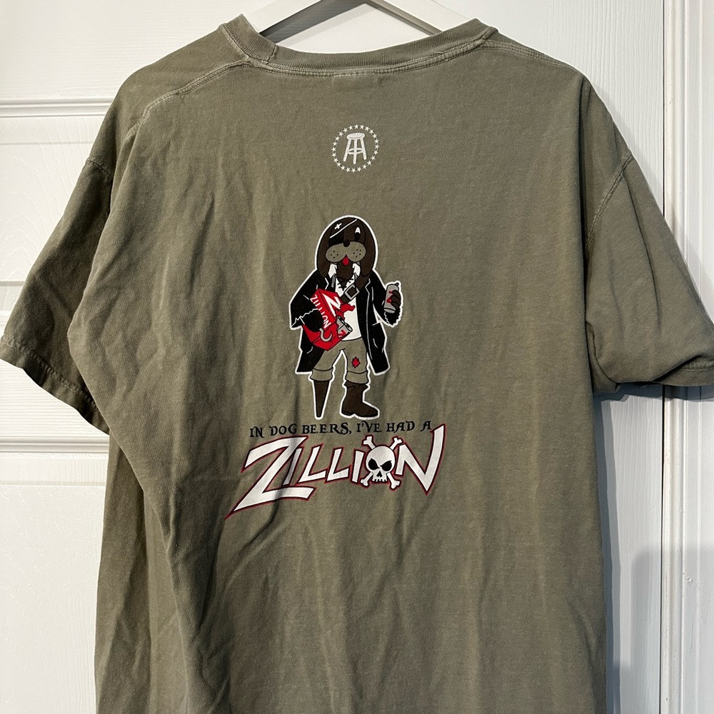 Barstool Sports Zillion Beers Comfort Colors Shirt